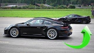 Porsche 991 GT2 RS EMBARRASS Hypercars on an Airstrip - Veyron P1 Regera DRAG RACES