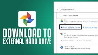 How To Download Google Photos To External Hard Drive  Complete Tutorial Step by Step