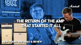 The Amp That Started It All Returns... New Marshall Studio JTM