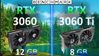 Geforce RTX 3060 vs RTX 3060 Ti Test in 7 Games  1080p 1440p 2160p