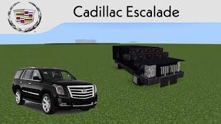 How to build a Cadillac Escalade in Minecraft 