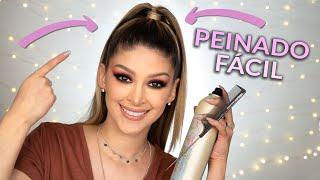 PEINADO FÁCIL SEMI RECOGIDO PARA RESALTAR TU MAQUILLAJE