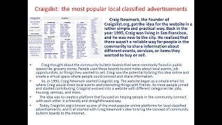 Entrepreneur Success Stories 20 Craigslist the most popular local classified advertisements