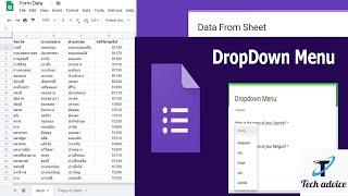 Automate Google Form Drop Down Menu  Google Forms - Create Dropdown Lists