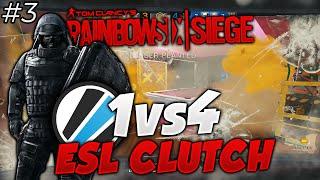 Unglaublicher Monte 1vs4 Clutch in ESL  Rainbow Six ESL deutsch Rainbow ESL Swiss Cup 3. Runde