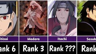 TOP 15 STRONGEST Uchiha Clan Members in Naruto  Ranked By Strength