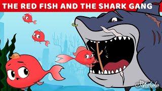 The Red Fish And The Shark Gang  Bedtime Stories for Kids in English  Fairy Tales