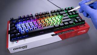 HyperX Alloy Origins Core TKL Mechanical Gaming Keyboard Unboxing Aqua Switches - ASMR