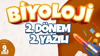 9. Sınıf 2. Dönem 2. Yazılı Hazırlık  Biyoloji