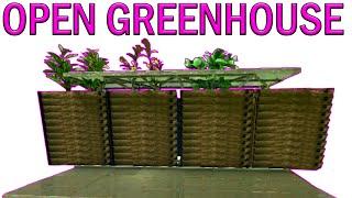 Space Efficient Greenhouse  300% Effect  Easy Build Guide  Ark Survival Evolved