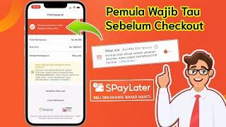 cara menggunakan shopee paylater  beli sekarang bayar nanti