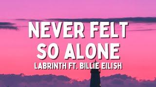 Labrinth ft. Billie Eilish - Never Felt So Alone Lyrics