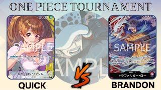 ワンピカード  ONE PIECE CARD GAME TOURNAMENT    紫黄プリン VS 赤紫ロー 