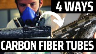 How To Make Carbon Fiber Tubes - 4 different techniques Tutorial