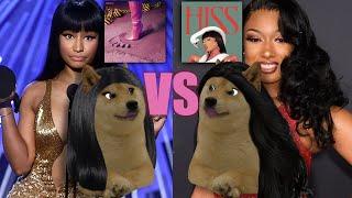 The Nicki Megan beef doge edition