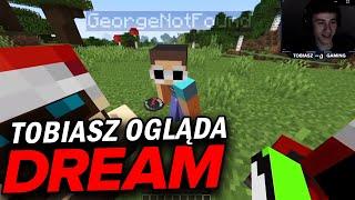 TOBIASZGAMING ogląda Dream Minecraft Speedrunner VS 4 Hunters FINALE REMATCH