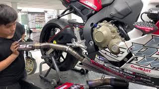 Funny Honda CBR1000rr 2019 lên pô Cà Khịa Style  Leeagle  Motor Dạo