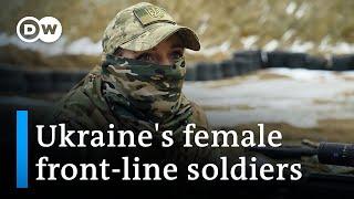 About 60000 women serve in Ukraines armed forces  DW News
