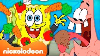 SpongeBob  Makanan SpongeBob PALING BERANTAKAN Seumur Hidup    Nickelodeon Bahasa