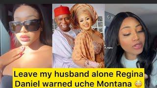 Stay away from my husband Regina Daniel warned Uche Montana #soniauche #mauricesam