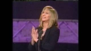 Barbra Streisand gets the Grammy Legend Award. Presented by Stephen Sondheim. 106 standing ovation.