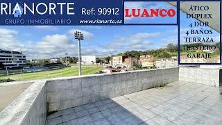 Venta de piso DÚPLEX en Luanco de cuatro dormitorios y una espectacular terraza de 52 m2. 325.000€