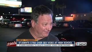 3 Las Vegas students cited after video showing teens having sex posted online