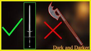 Dark And Darker Zweihander Better Than Bardiche