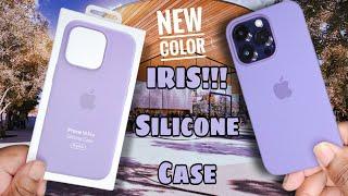 Apple Silicone Case NEW Color IRIS with MAGSafe  Best Case for Deep Purple iPhone 14 Pro