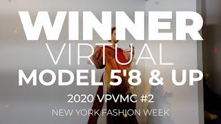 Fashion Week New York Featured Model Anna Rivera Winner of the 2020 Virtual Model of the Year Show