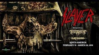 SLAYER - Repentless North American Tour w TESTAMENT + CARCASS