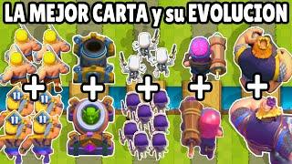 LA MEJOR EVOLUCION Y SU CARTA  NUEVAS CARTAS  OLIMPIADAS de CLASH ROYALE