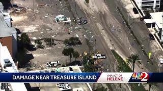 Cleanup begins after extensive Hurricane Helene damage in St. Pete Beach Tampa Bay Fort Myers