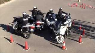 Albuquerque Police Department APD Motors Traffic Unit Training Day Keyhole Maneuver
