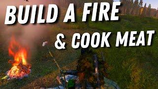 How To Build A Fire & Cook Meat In DayZ