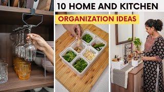 10 New Home and Kitchen Organization Ideas  Space - Saving Organizing Tips