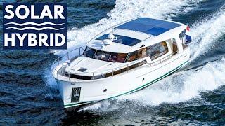 GREENLINE 40 Solar Electric Hybrid Silent Eco Yacht Tour Tech Talk & a Sea Trial