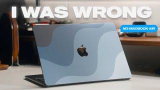 Why the M3 MacBook Air is PERFECT