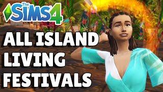 Complete Guide To Every Island Living Festival  The Sims 4