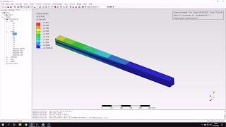 PrePoMax CalculiX FEA - Tutorial 7 - Gravity load