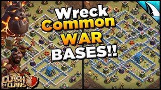 3 Star These Common TH 12 War Bases with Hogs and Lalo  Clash of Clans