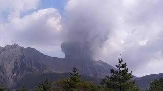 Sakurajima Eruption 15.10.2019