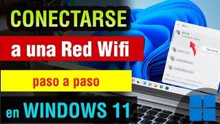Como conectarse a una red wifi desde mi pc o laptop Windows 11 2024