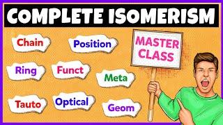 Isomerism in Organic Chemistry  Types of Isomerism  One Shot