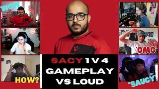 Streamers React to SEN Sacy 1 v 4 against LOUD VCT Masters Madrid 2024  ABSOLUTE CINEMA