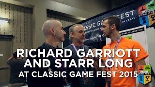 Richard Garriott and Starr Long on Shroud of the Avatar and SPACE at Classic Game Fest