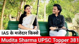 Mudita Sharma complete strategy  UPSC Hindi medium Topper 2022  Rank 381  IAS Strategy