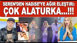 Hadise nişan fotoğraflarını yayınladı Seren Serengilden Hadiseye kıyafet eleştirisi