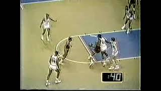 Ron Harper Miami Ohio slams it over Len Bias Maryland NCAA Tournament 1985