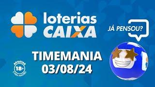 Resultado da Timemania - Concurso nº 2126 - 03082024